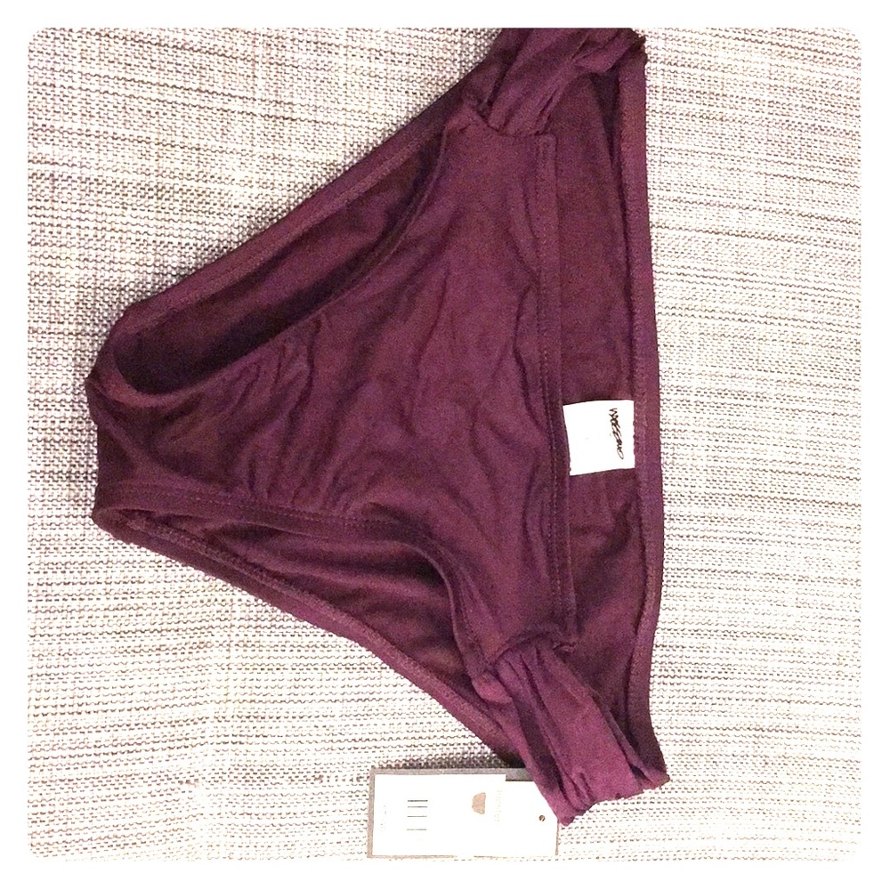NEW! Cute dark purple hipster swim bottoms